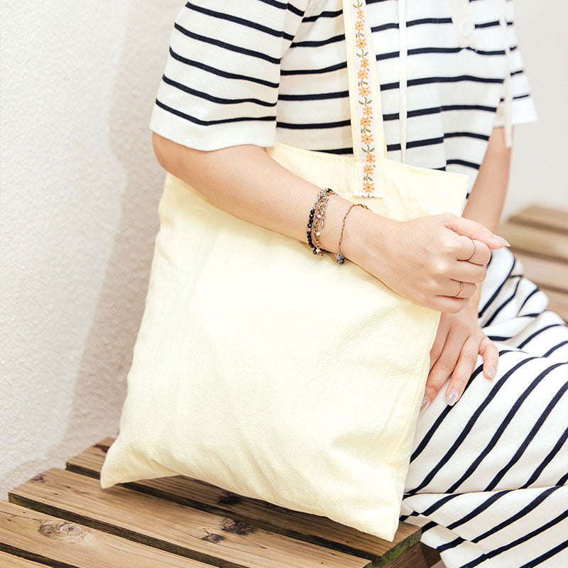 💖新品上架【梨花瑪雅】實拍選品馬卡龍色系刺繡玫瑰手提托特包