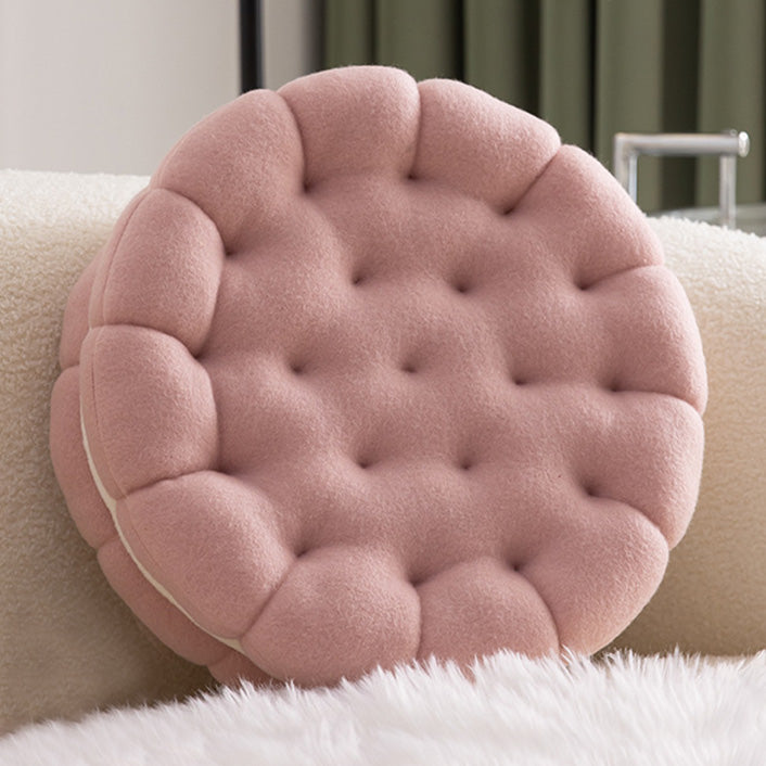 🆕新品上架【梨花瑪雅】可愛🍪夾心餅乾柔軟舒適坐墊抱枕靠墊(3色)