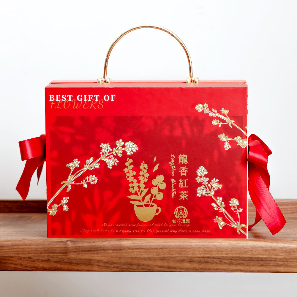 🏆獨家販售【梨花瑪雅】 安心茶認證🤞來自南投純淨山水的百年紅茶園搭配珍稀龍眼花的龍香紅茶禮盒