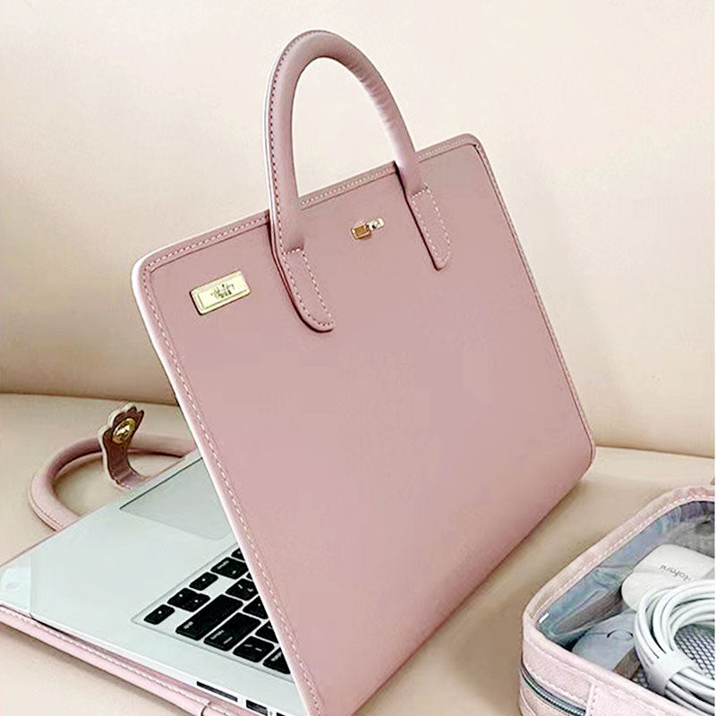 🆕新品上架【梨花瑪雅】粉色少女筆記本電腦手提包保護套(適用15.6/16吋筆電)