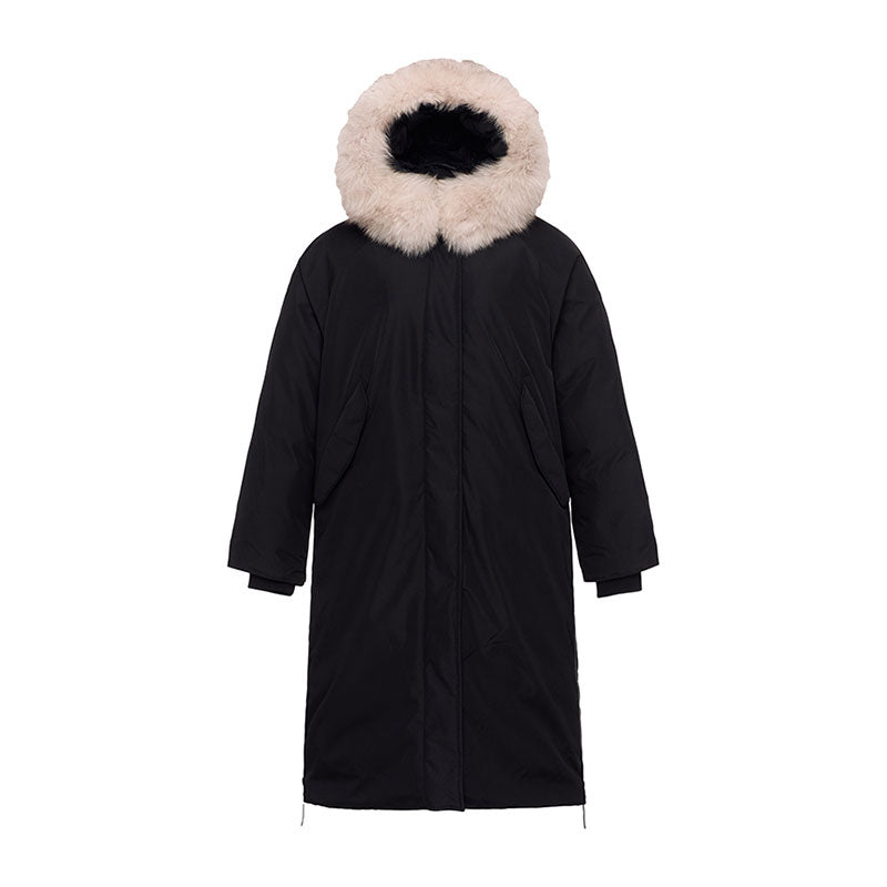 🆕新品上架【梨花娘】暢銷款TOP.2🔥韓國品牌BLACKYAK IU代言狐狸毛領長款極地升級版羽絨外套 (2色)