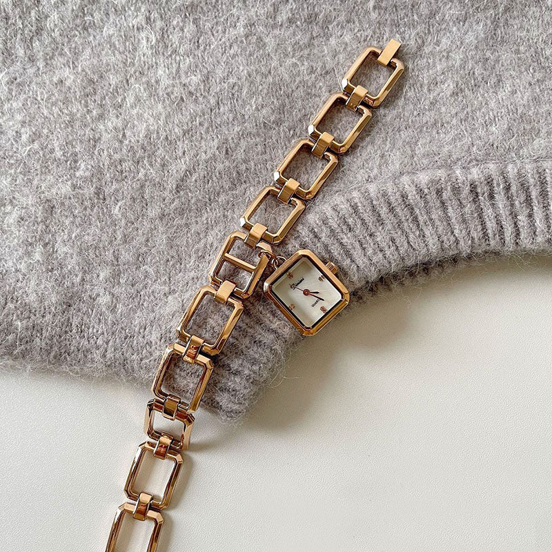 🆕新品上架【梨花瑪雅】👜法式老錢風優雅輕奢復古手鍊手錶(4款)