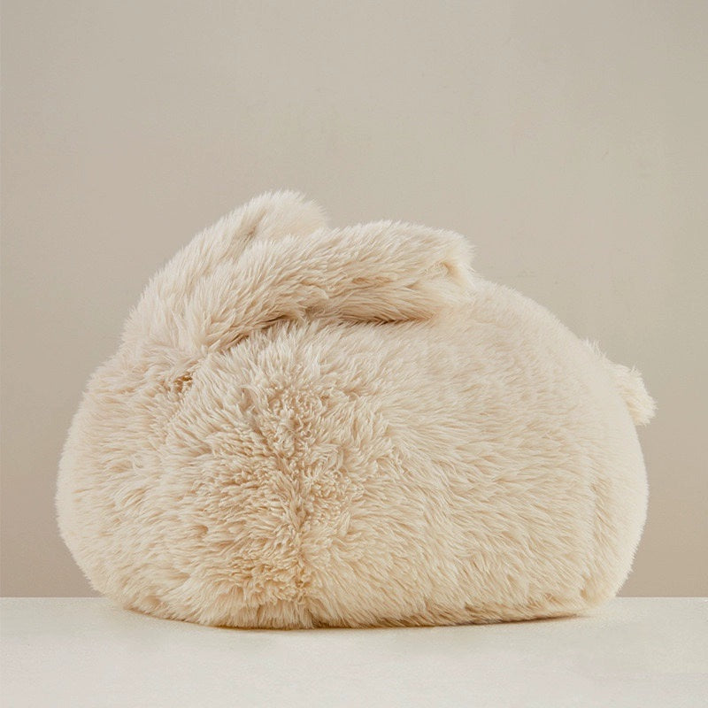 🆕新品上架【梨花瑪雅】柔軟你的🐇弗斯達兔子絨毛抱枕沙發辦公午睡床上靠墊(3色)宜送女生禮物家用💕