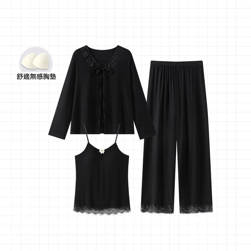 🆕新品上架【梨花瑪雅】🔥發燒新款附胸睡衣家居服(5款) 韓國連線