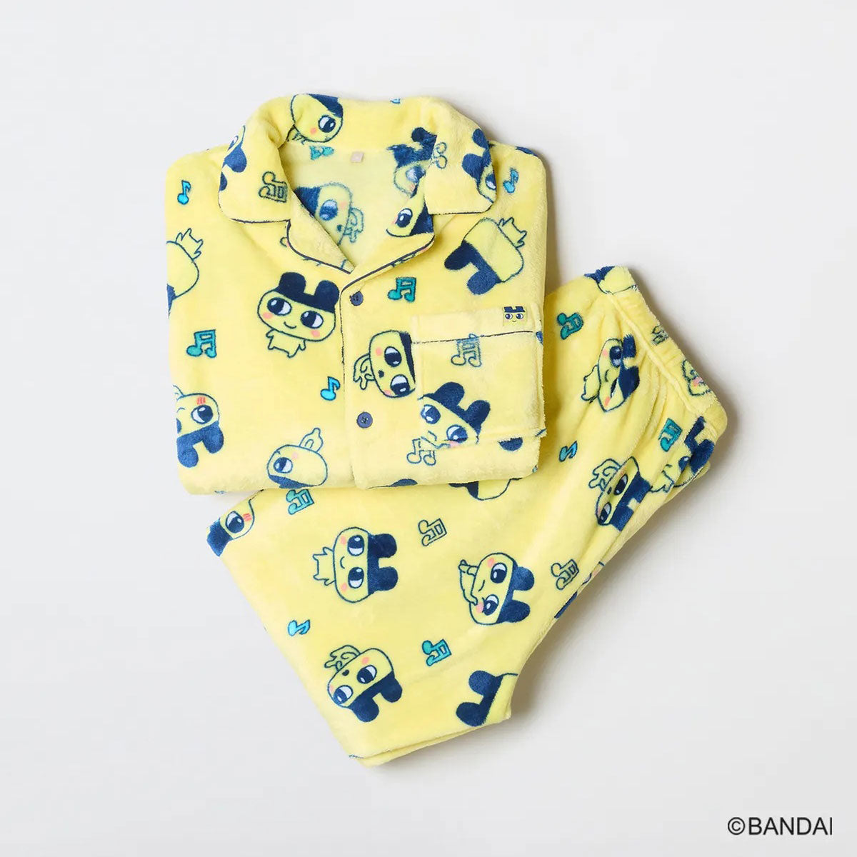 💜新品上架【梨花娘】韓國品牌暢銷TOP.1 SPAO × Tamagotchi 聯名款絨毛冬季情侶睡衣家居服(兩色)