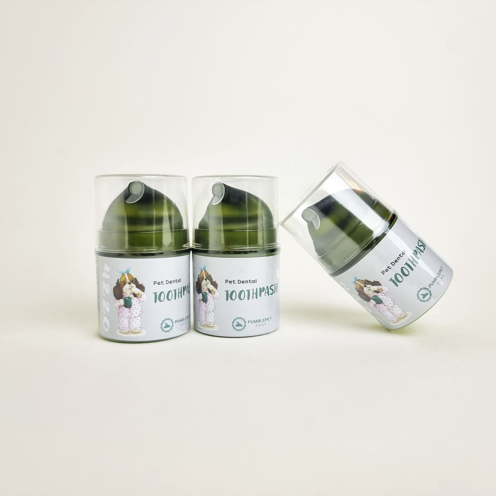 💜新品上架【梨花娘總代理】🫧韓國獸醫推薦PUMBLEPET 🌿市售唯一🙌🏻薄荷清新口腔管理寵物潔齒食品級螺旋藻真空瓶牙膏30g(犬貓適用)