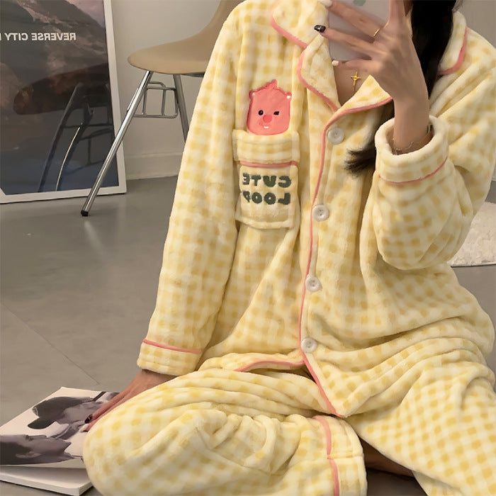 🆕新品上架【梨花瑪雅】🔥發燒新款附胸睡衣家居服(5款) 韓國連線