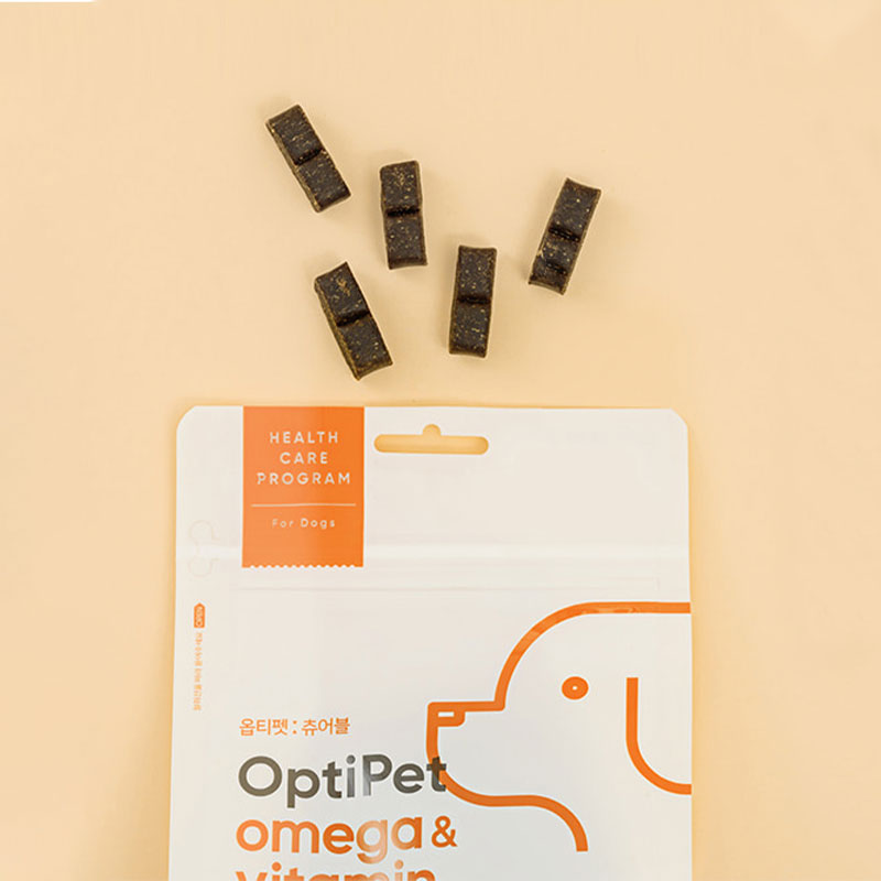 💜新品上架【梨花娘】🫧韓國品牌Optipet 韓國動物營養學及食品營養學家研製寵物零食Omgea&維他命咀嚼肉片300g一包