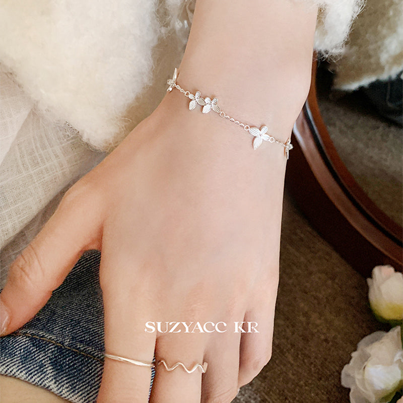 🆕新品上架【梨花瑪雅】💖如夢似幻浪漫優雅925純銀蝴蝶手鍊💕