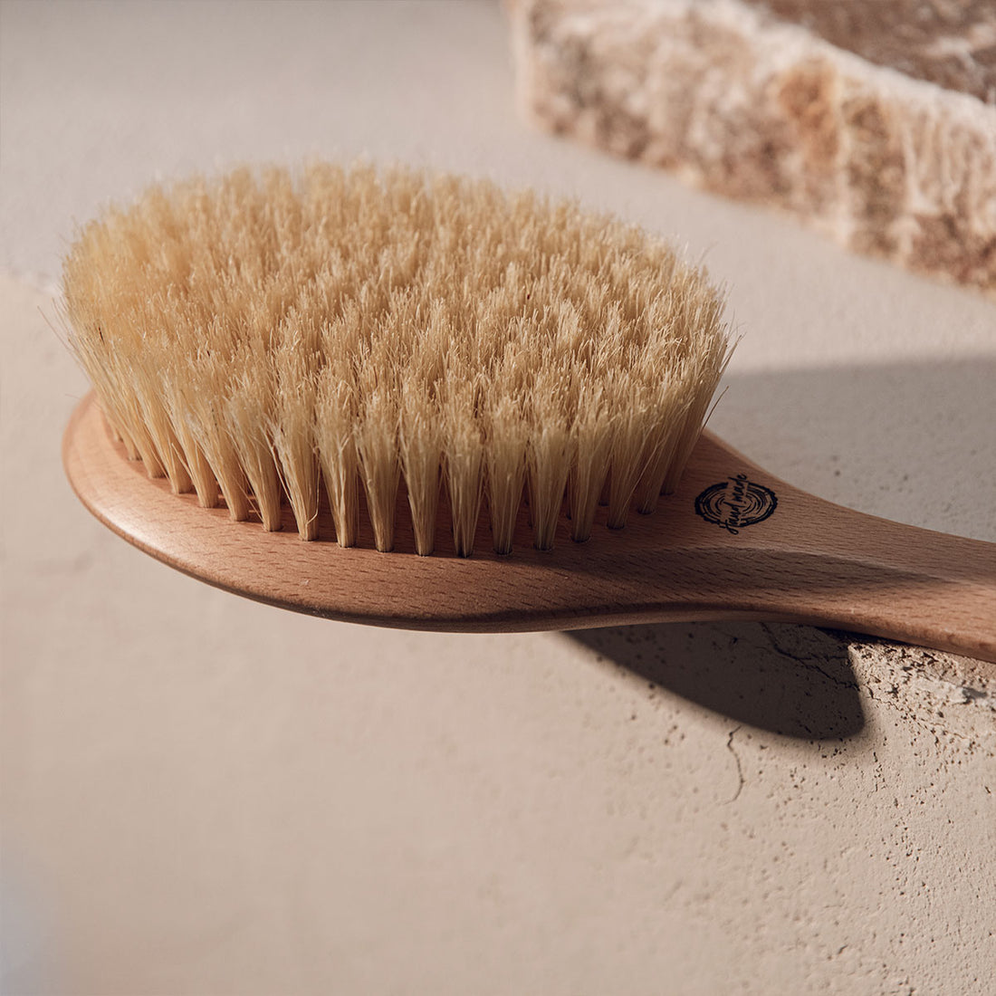 美國 Krramel 長柄猪鬃浴刷 (乾濕兩用) (現貨+預購)