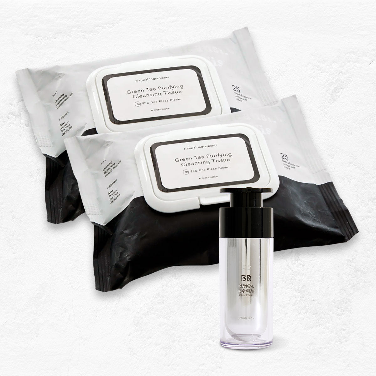 💕限定 10秒內上妝偽素顏✨韓國KY輕透肌逆光賦活BB霜(30/ml)系列組合