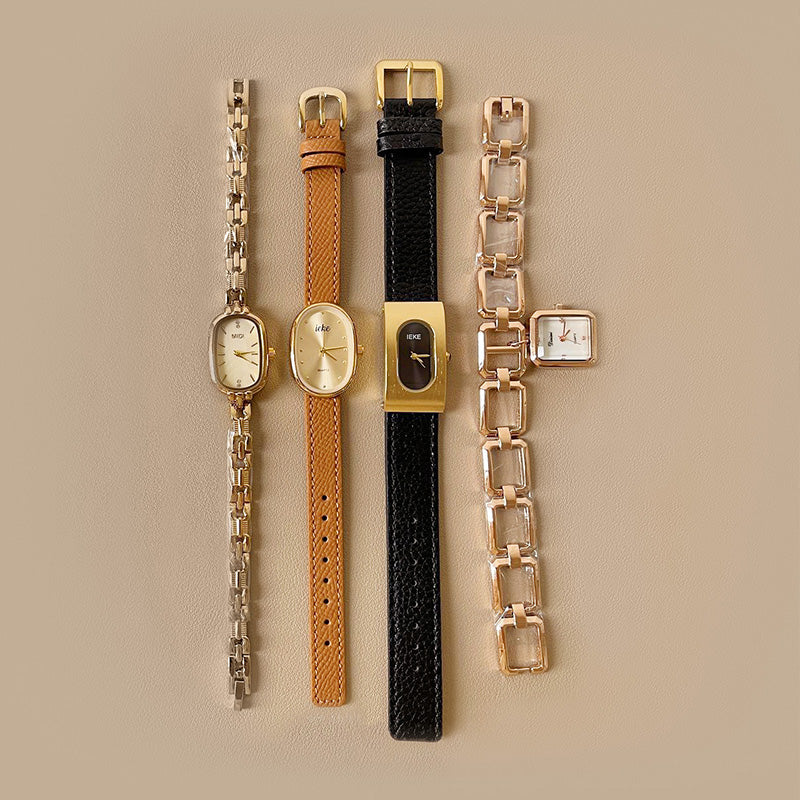 🆕新品上架【梨花瑪雅】👜法式老錢風優雅輕奢復古手鍊手錶(4款)