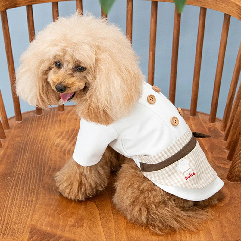 💕新品上架【梨花娘總代理】日本品牌DULCE|小小主廚變身寵物服套裝👨🍳