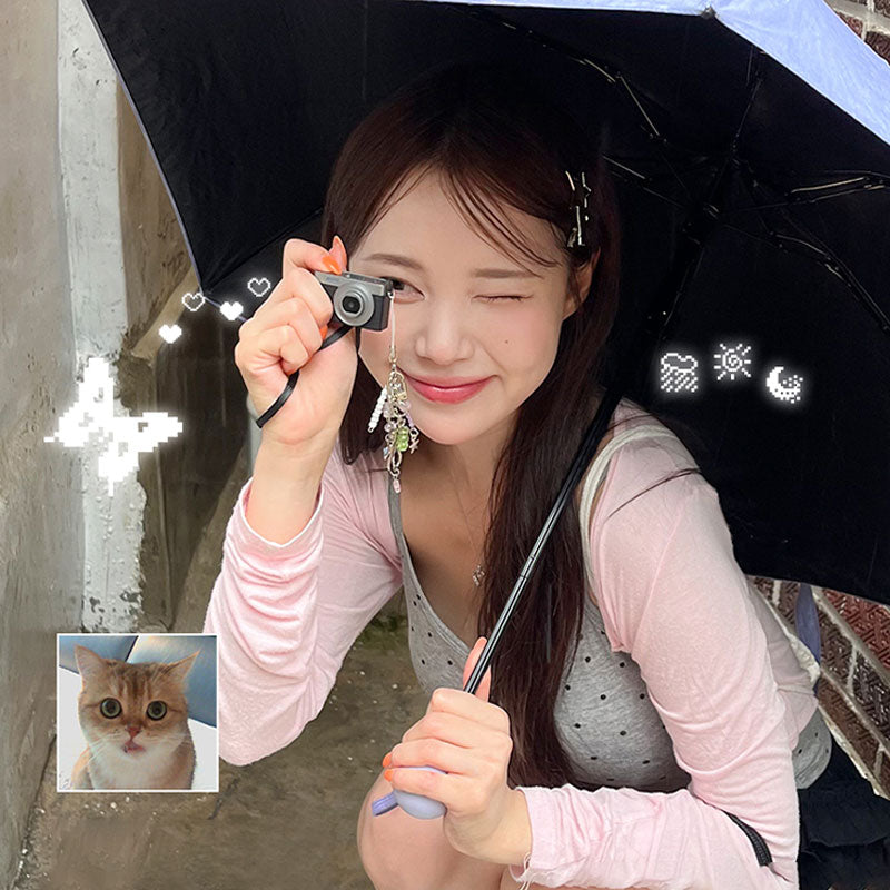 💜新品上架【梨花娘】🫧韓國AKARACHI📸mini😍附鑰匙圈可錄影復古Y2K數位相機(兩色)