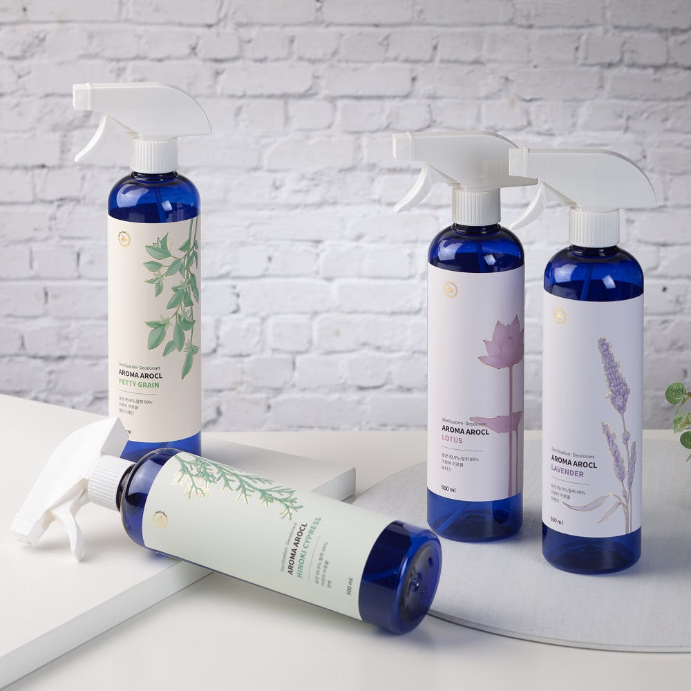 💜新品上架【梨花娘】🏆暢銷🫧韓國100%PURE OIL細菌掰掰寵物兒童友善天然植萃複方精油香氛除臭噴霧500ml(5款香味)💖