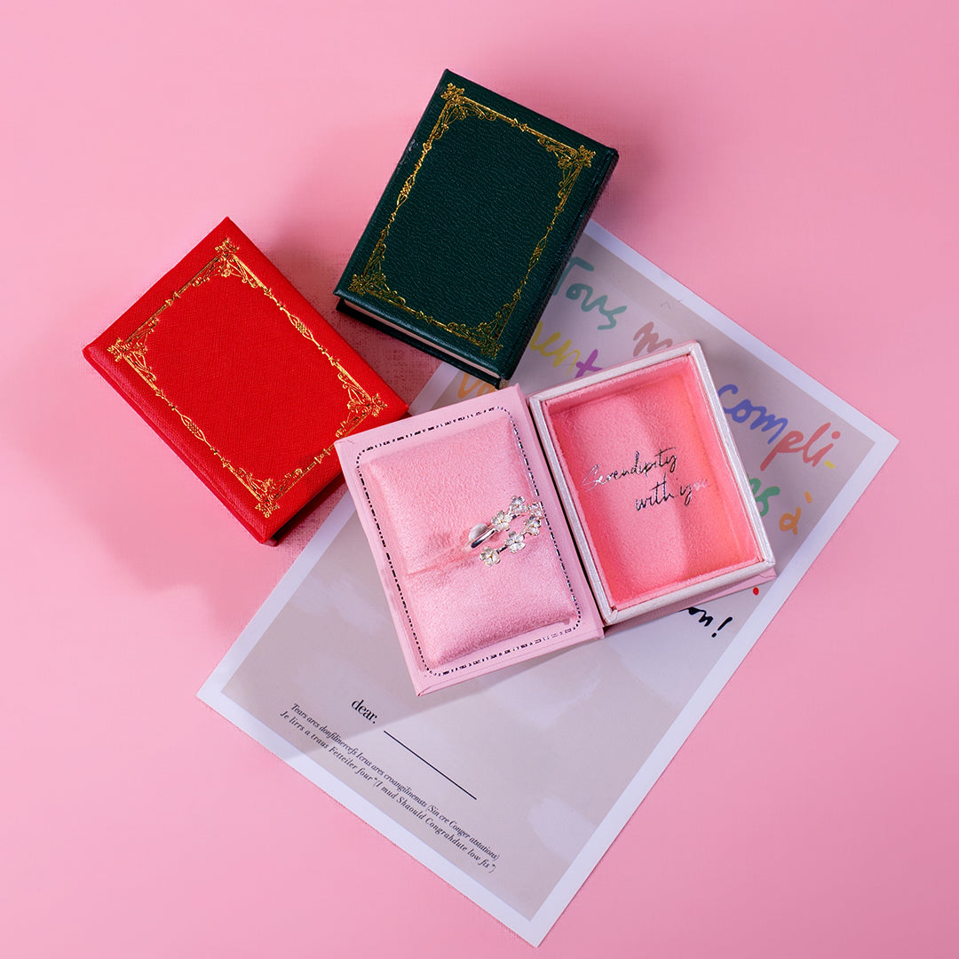 💖新品上架【梨花瑪雅】實拍選品925純銀梨花朵金銀撞色開口戒指(戒圍可調)