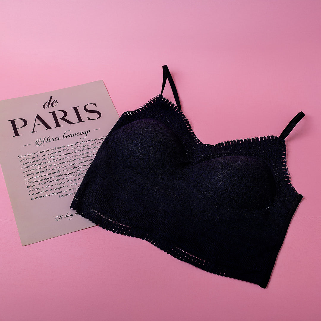 💖新品上架【梨花瑪雅】實拍選品絕美法式蕾絲附胸墊內搭小可愛(4色)