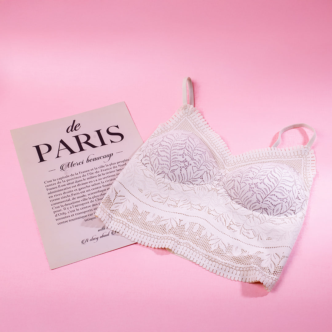 💖新品上架【梨花瑪雅】實拍選品絕美法式蕾絲附胸墊內搭小可愛(4色)
