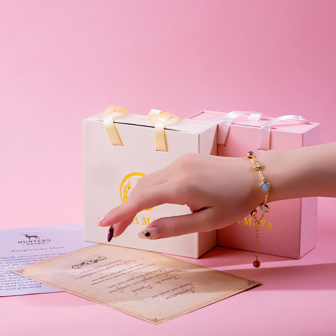 【梨花瑪雅】新品上架🏆 選品🫶魔法能量7色彩虹水晶多采多姿的幸運手鍊