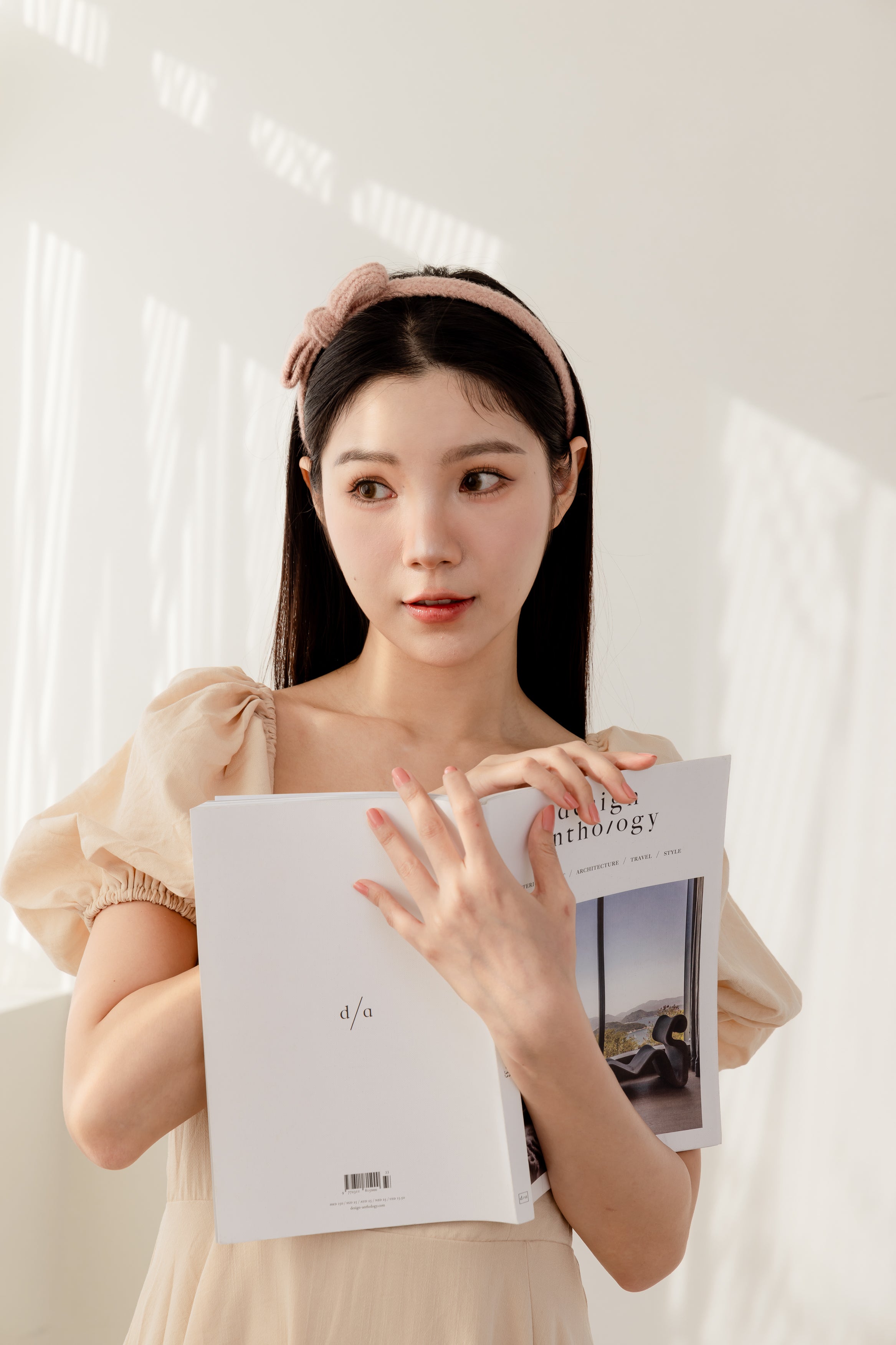 甜美女孩毛線蝴蝶結髮箍秋冬經典百搭 (現貨+預購)