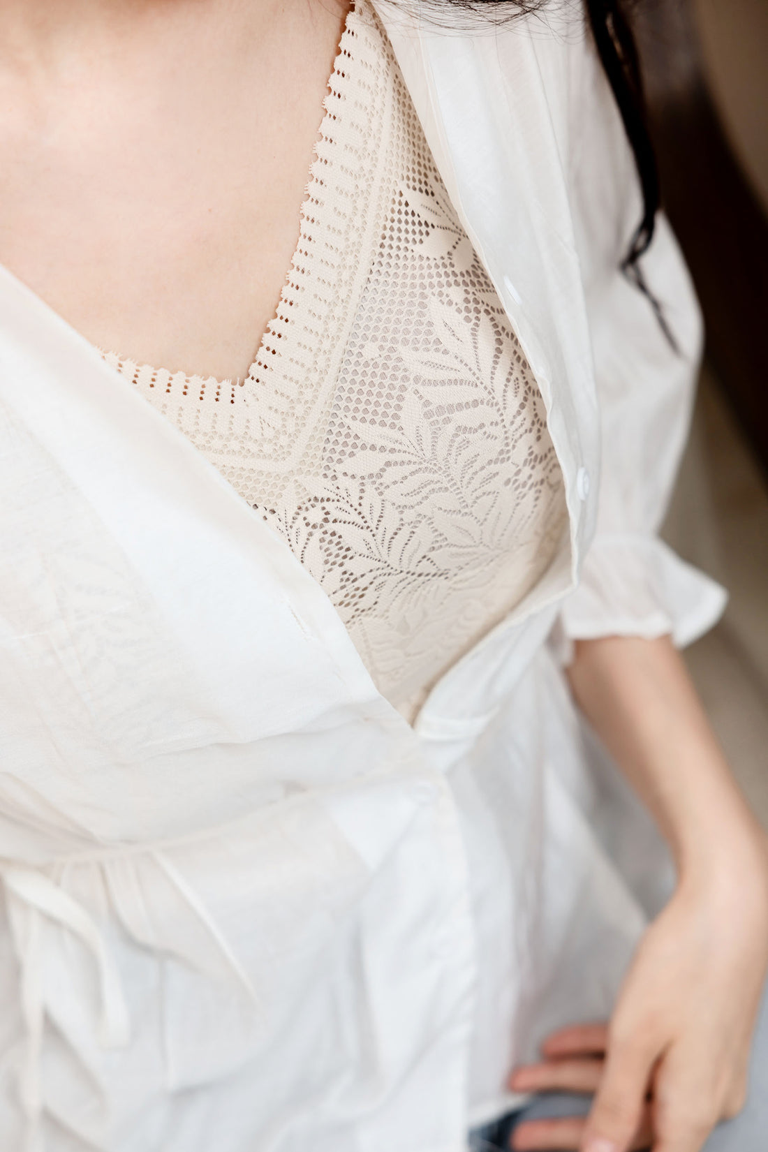 💖新品上架【梨花瑪雅】實拍選品絕美法式蕾絲附胸墊內搭小可愛(4色)