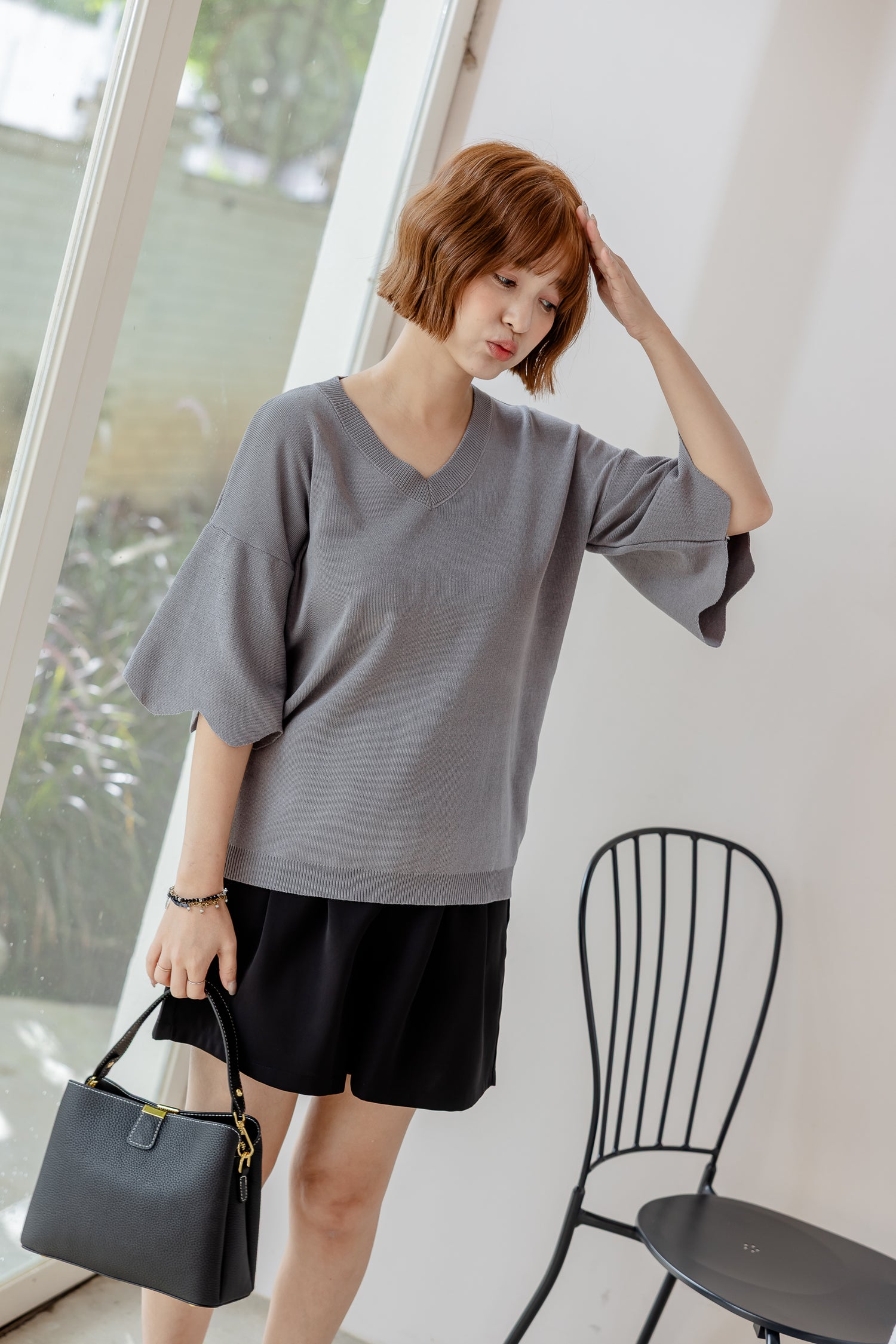 💖新品上架【梨花瑪雅】實拍選品荔枝紋通勤小眾高級感真皮手提斜背方包