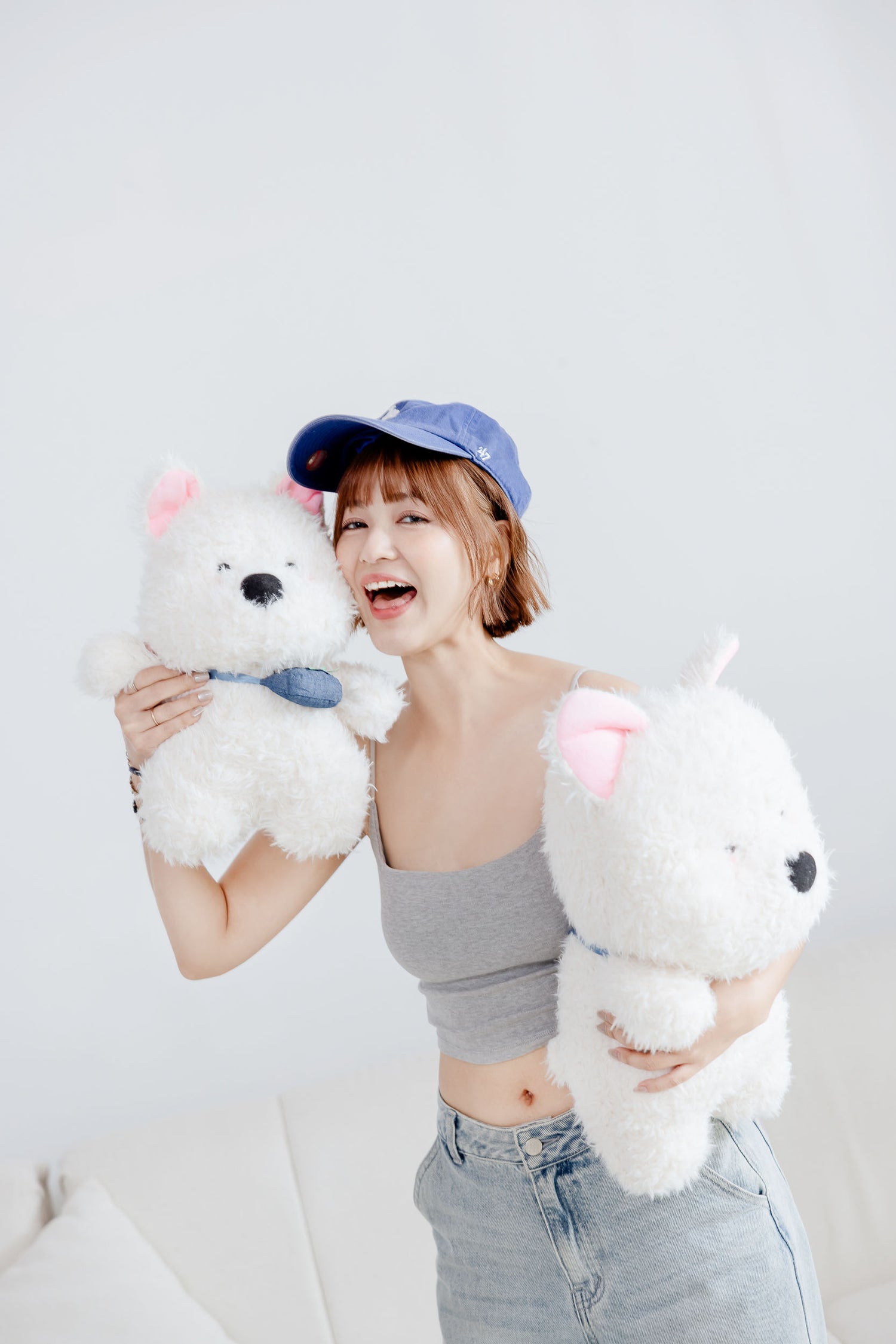 🆕新品上架【梨花瑪雅】💖實拍選品西高地白梗斜背包絨毛女生陪睡玩偶(3尺寸)