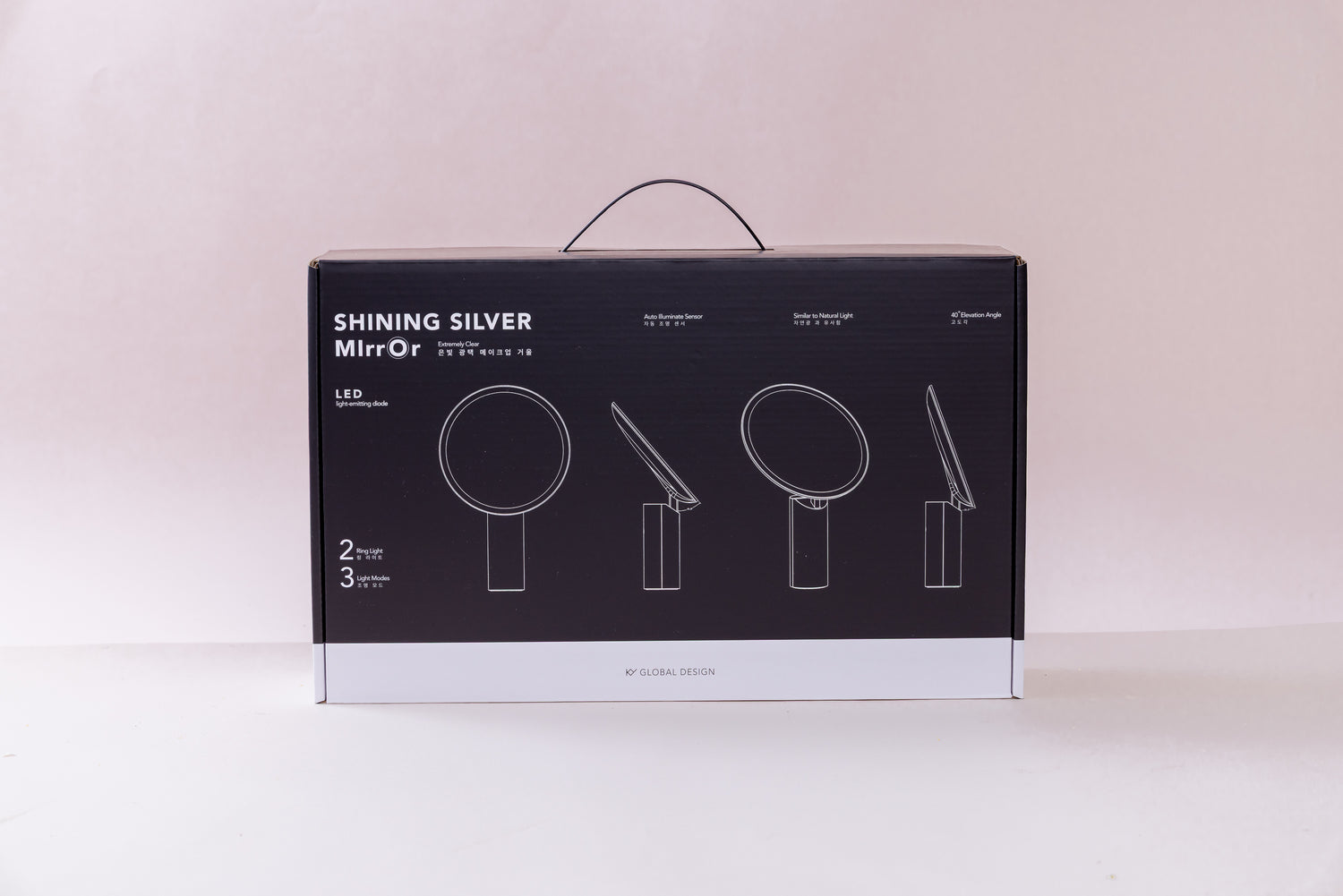 新品上架💖韓國KY應援妳的女神光精緻妝容柔焦3階採光化妝鏡