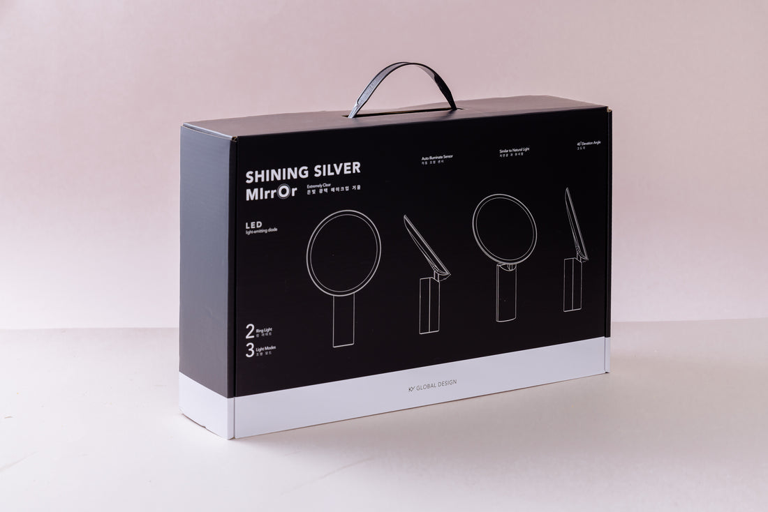 新品上架💖韓國KY應援妳的女神光精緻妝容柔焦3階採光化妝鏡