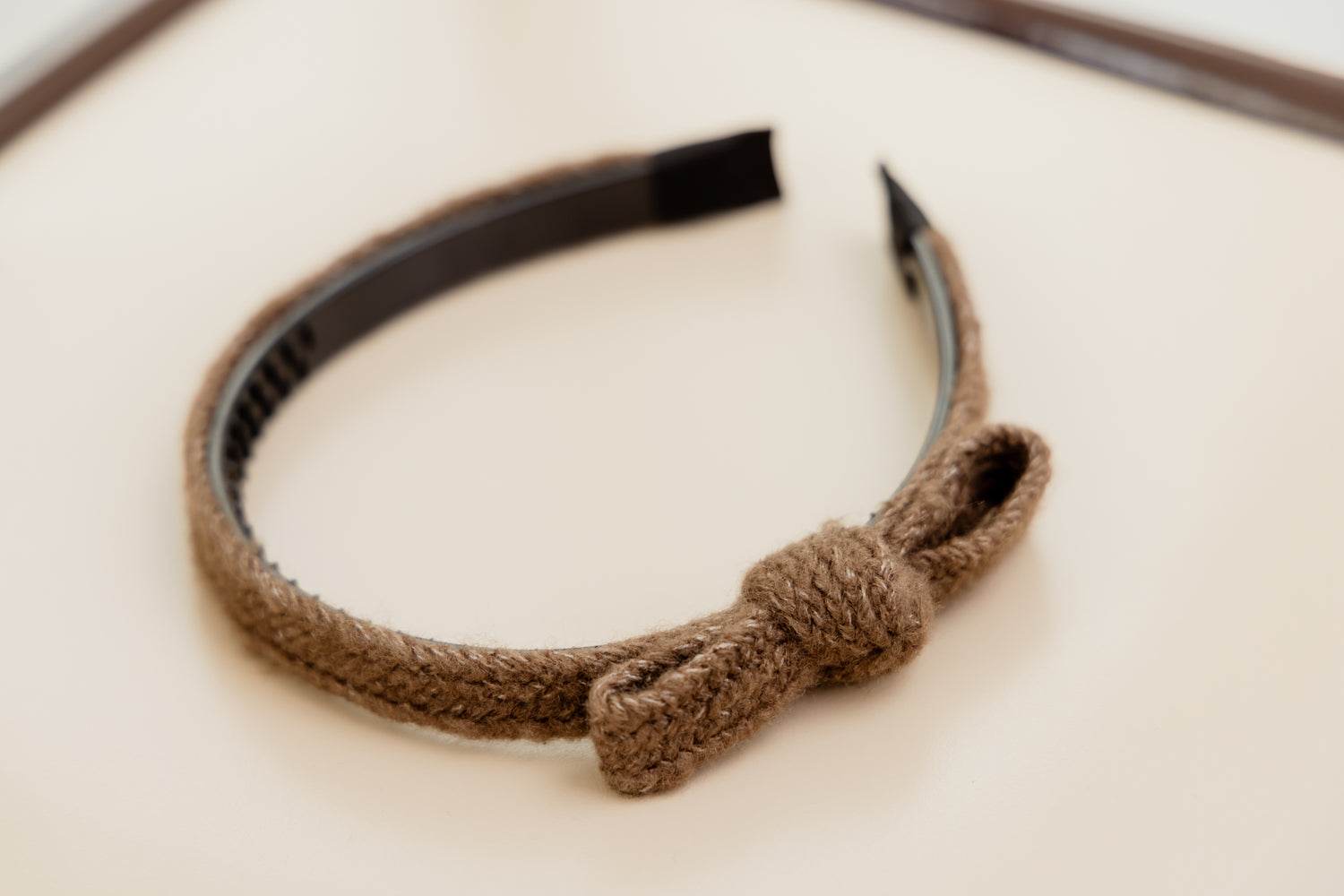 甜美女孩毛線蝴蝶結髮箍秋冬經典百搭 (現貨+預購)