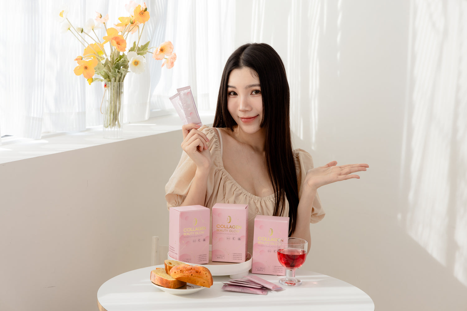 傑萱生技蔓越莓燕窩女性超友好複方蔓越莓胜肽膠原蛋白EX一盒15包(喝了有感,店面回購率高)