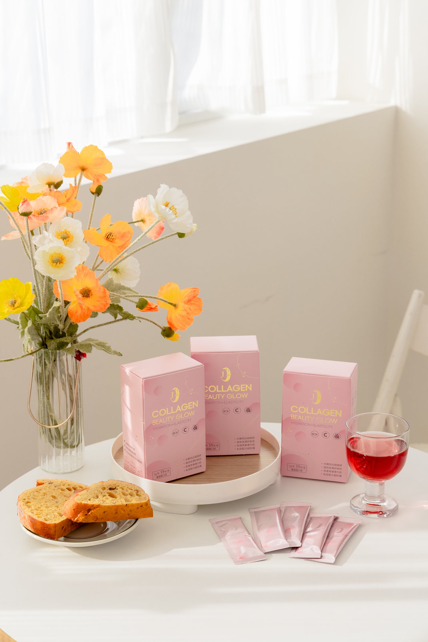 傑萱生技蔓越莓燕窩女性超友好複方蔓越莓胜肽膠原蛋白EX一盒15包(喝了有感,店面回購率高)