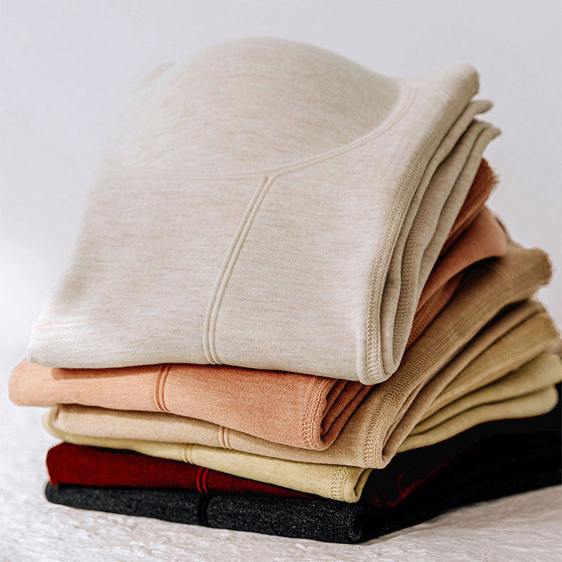 🆕新品上架💖【梨花瑪雅】🔥羊絨蠶絲V領網紗加厚內搭無痕保暖附胸墊塑身背心(6色)