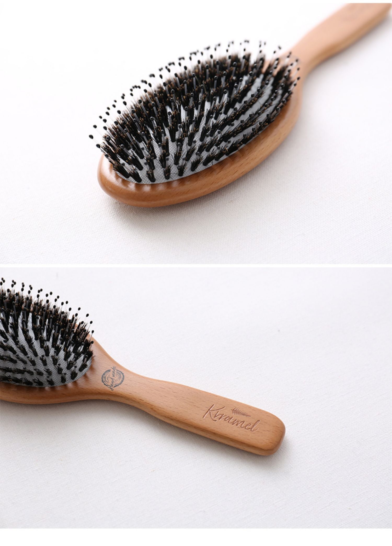 크라멜 너도밤나무 헤어 케어 강모 빗