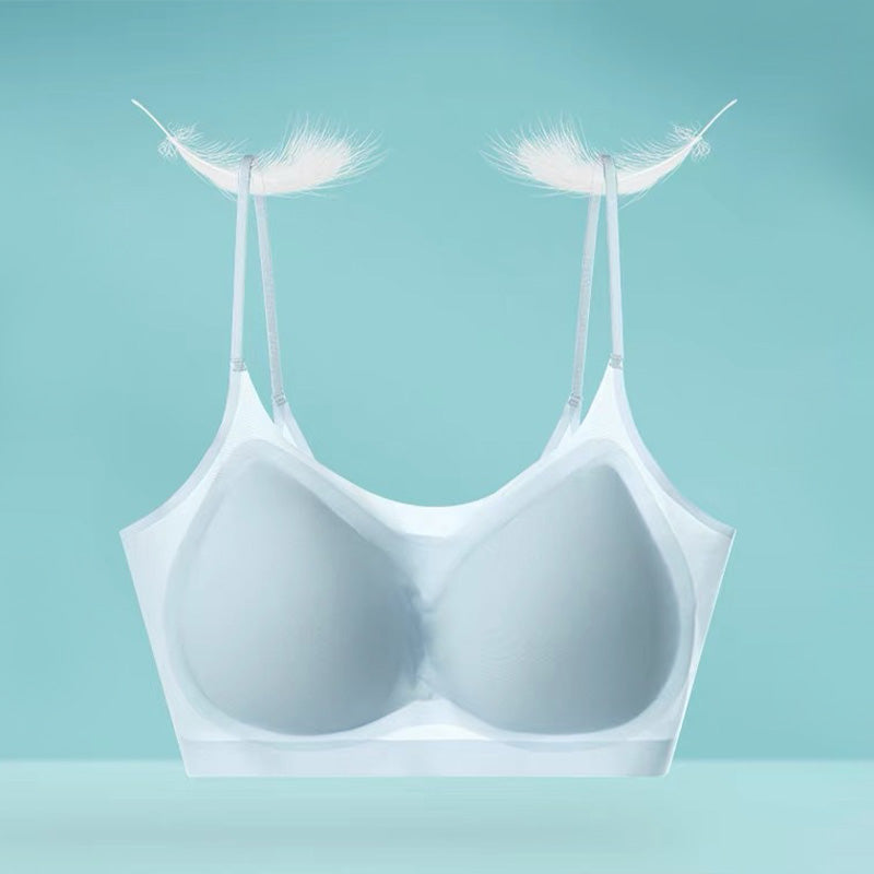 🆕新品上架💖【梨花瑪雅】夏季運動冰絲透氣無痕美背無鋼圈聚攏小背心內衣胸罩(3尺寸)寵愛自己