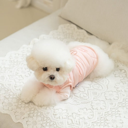 韓國新品上架【梨花娘】🐾BAILEY 🐶秋冬新品 柔軟菌菌拜拜內襯防潑水高領設計保暖寵物服飾(3色)