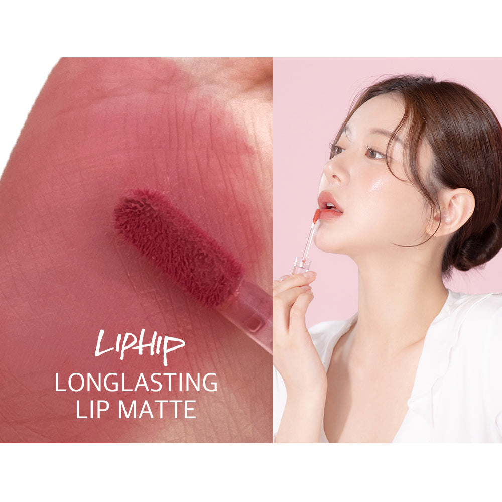 暢銷日本韓國原裝進口LIPHIP持久絲絨霧面唇釉(9色)現貨