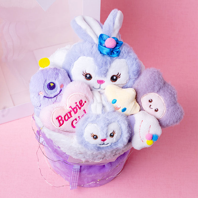 🆕新品上架【梨花瑪雅】💖露比海狸玩偶花束LED燈串提袋禮品(3款)