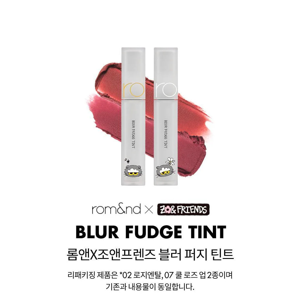 11月新品GD貓咪限量聯名🔥rom&nd × ZOA&FRIENDS 聯名款 玫瑰霧面唇膏(2色)🔥韓國連線