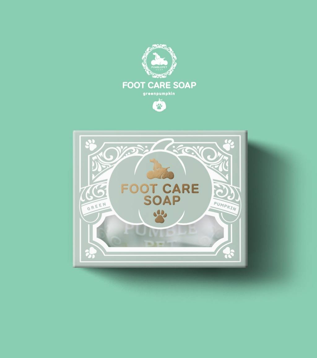💜新品上架【梨花娘總代理】🫧韓國PUMBLEPET 🌿手工天然精油南瓜綠色礦物泥控油清涼除臭足部清潔皂(犬貓適用)