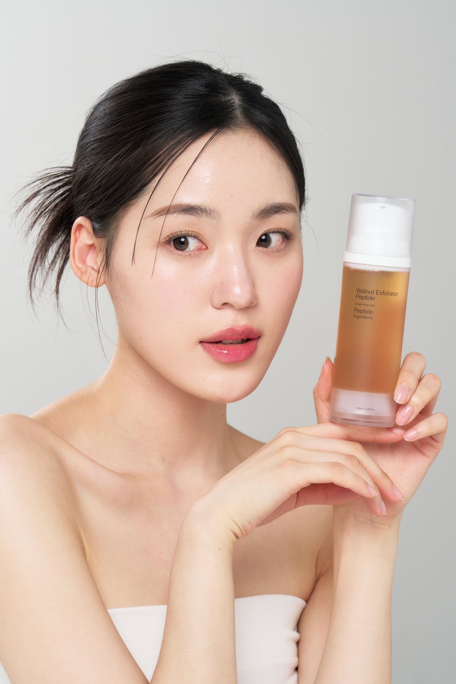 🔥韓國KY核桃氨基酸12胜肽淨透洗面凝膠130ml