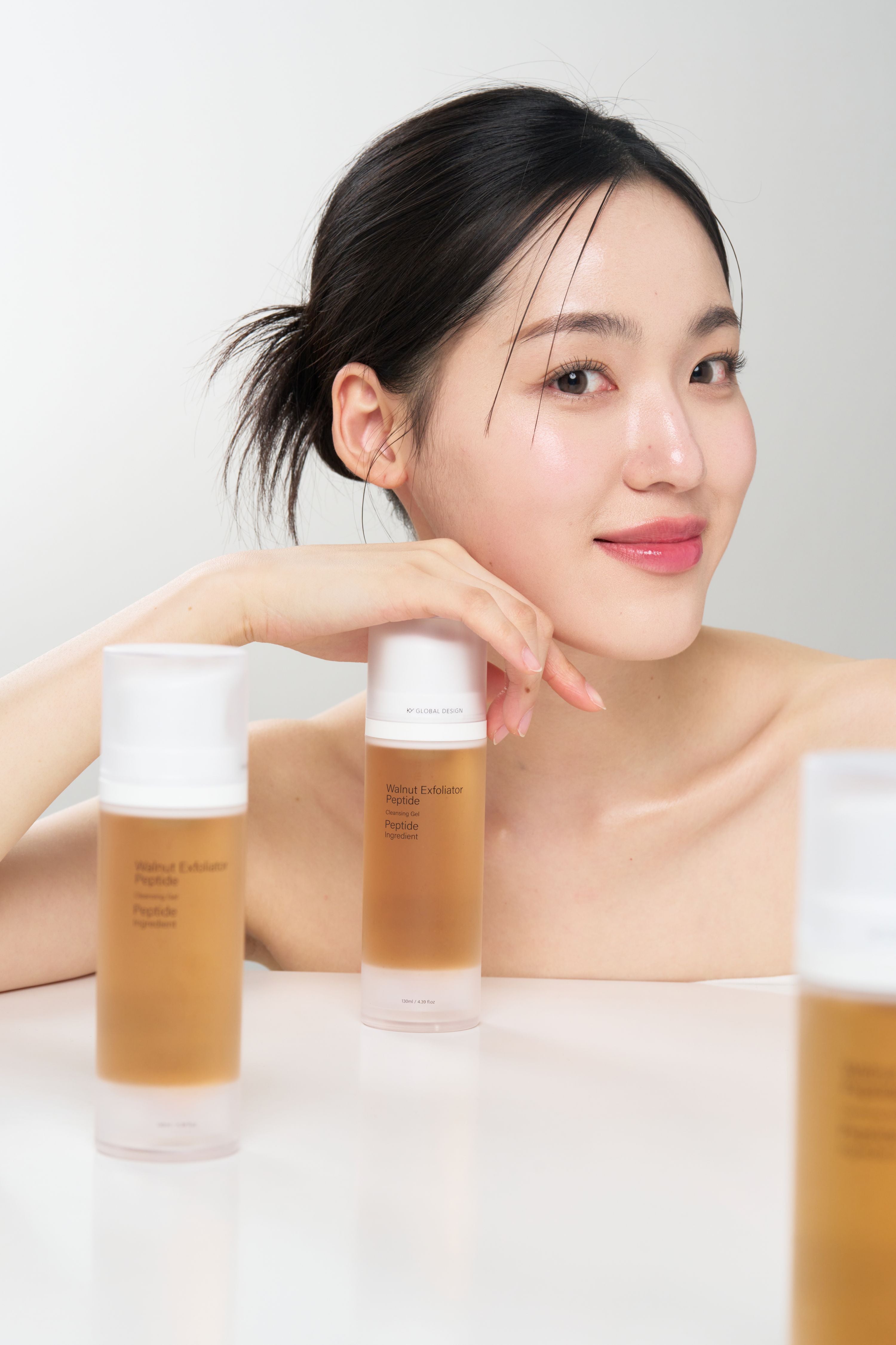 🔥韓國KY核桃粉末🌿EWG綠色認證氨基酸12胜肽淨透洗面凝膠130ml