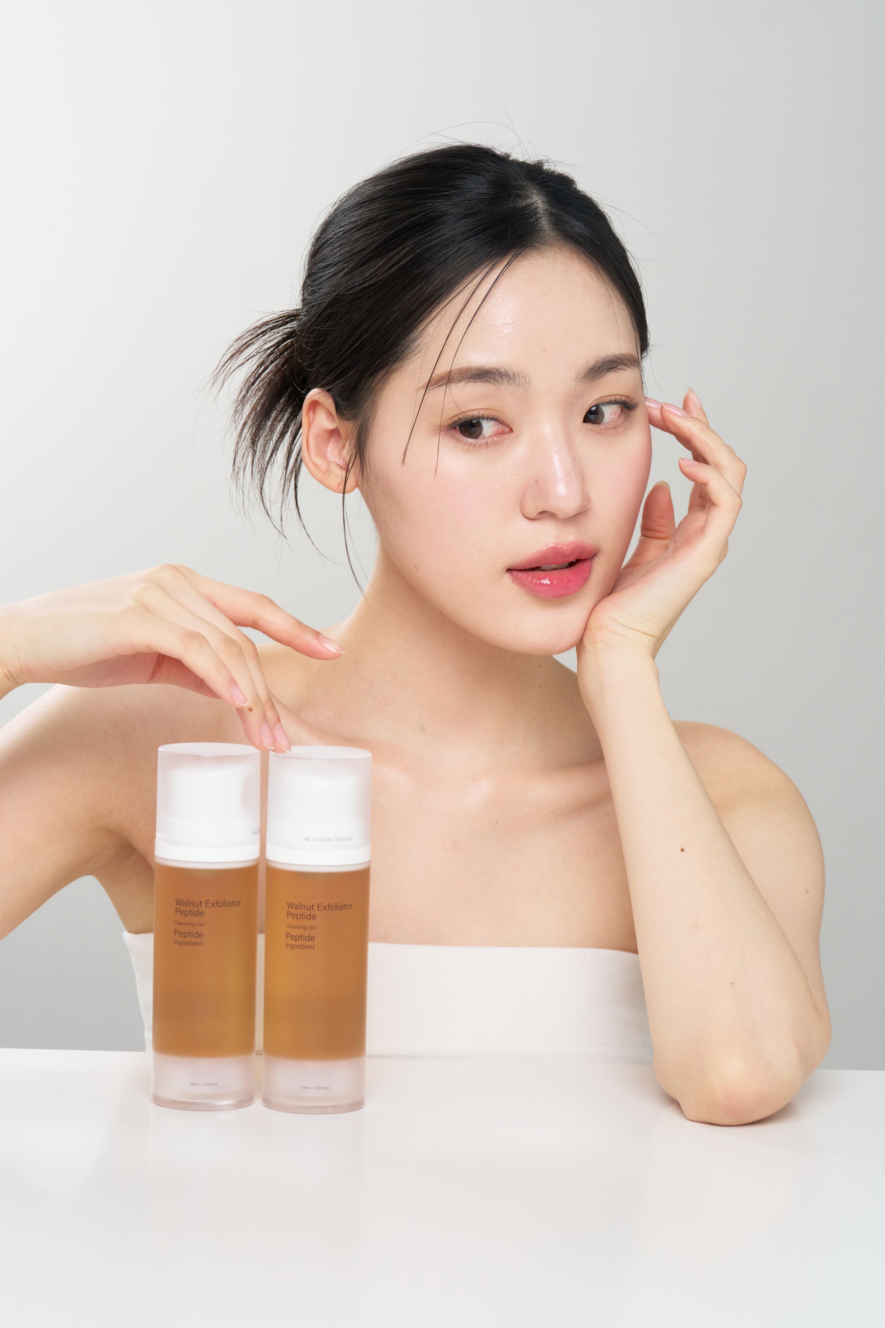 🔥韓國KY核桃氨基酸12胜肽淨透洗面凝膠130ml