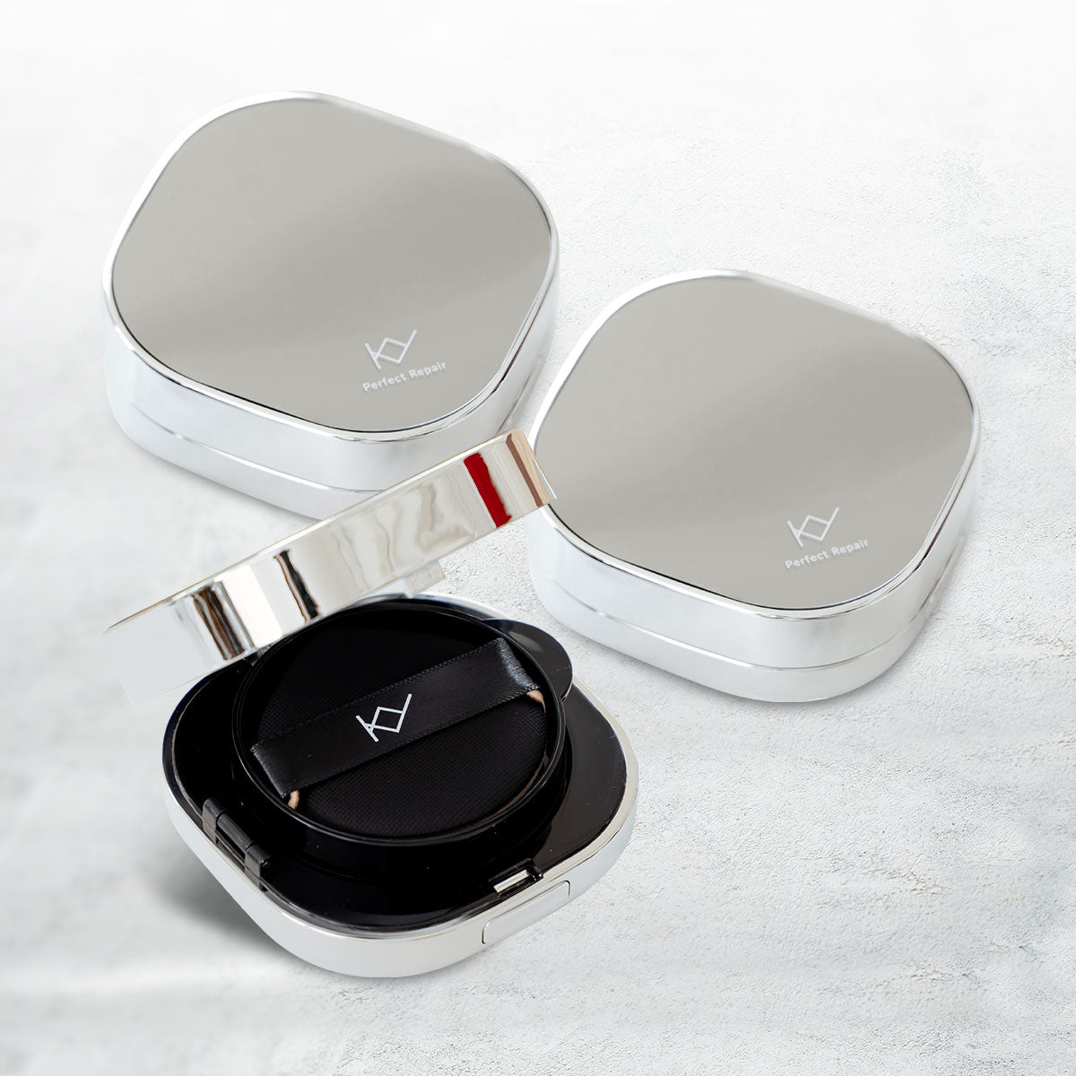 針對亞洲氣候肌膚研發持妝同時保養✨韓國KY無瑕淬亮輕潤氣墊N12 (一盒+二蕊)