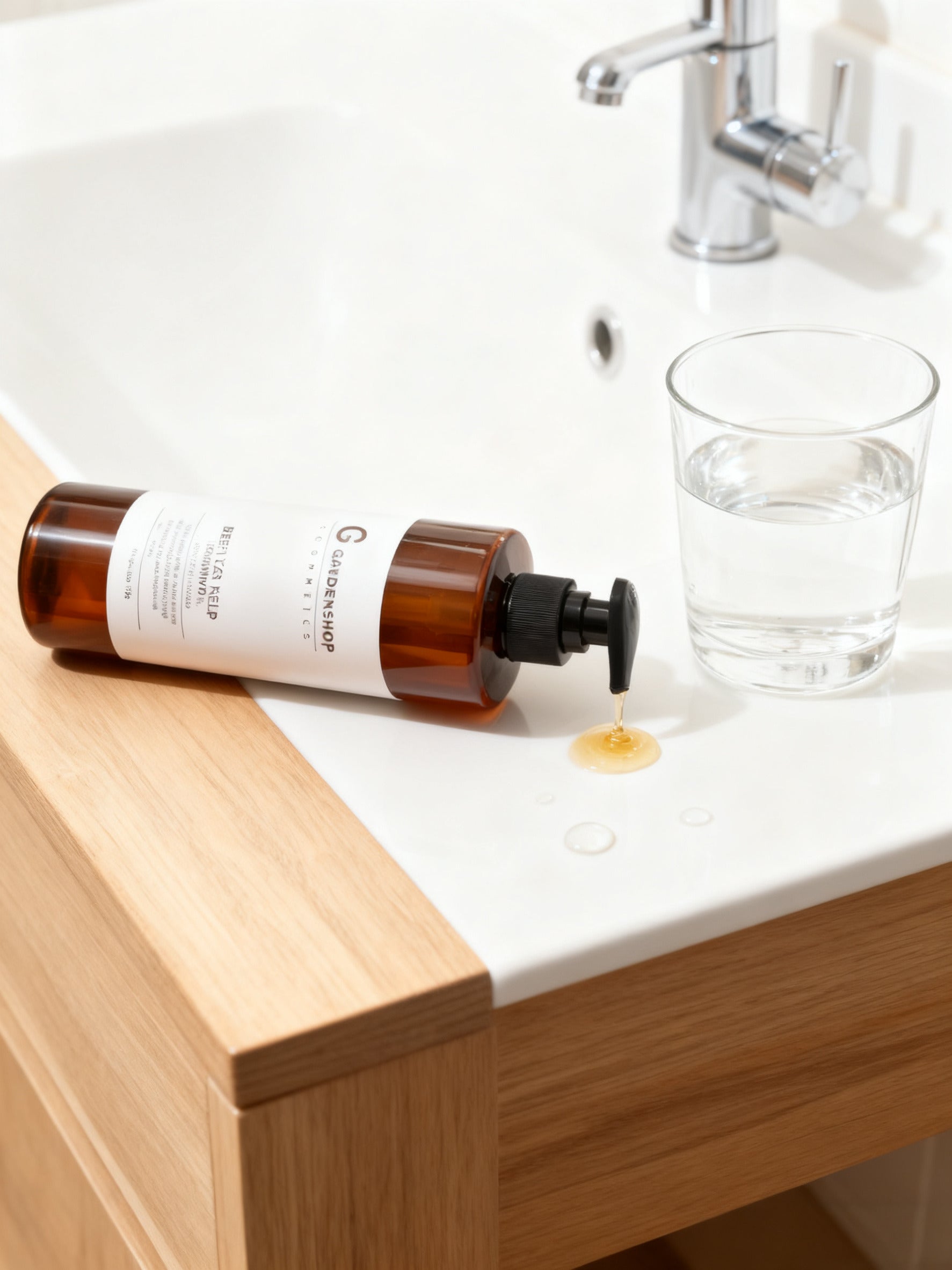 🆕新品上架💖【梨花娘】韓國Gardenshop天然植萃精油家強健髮根啤酒酵母洗髮精(500ml)💖韓國連線