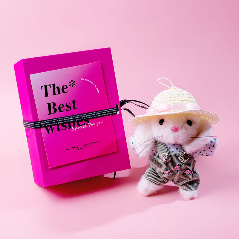 🆕新品上架【梨花瑪雅】超口愛😍園丁兔子掛飾桃紅卡片禮盒