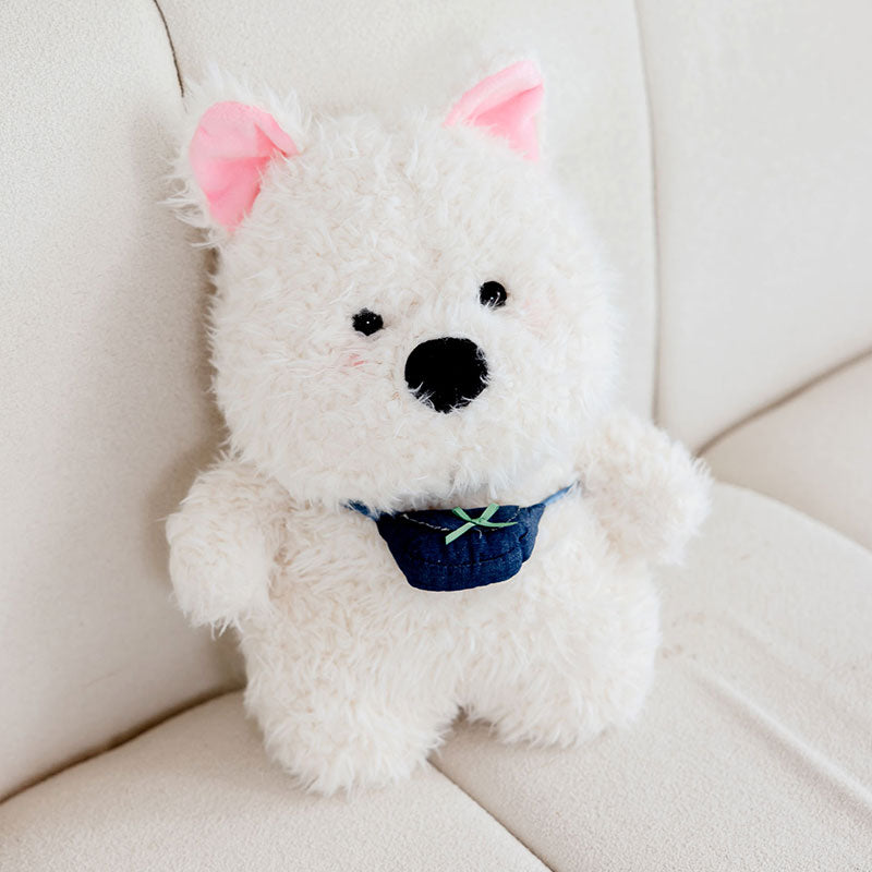 🆕新品上架【梨花瑪雅】💖實拍選品西高地白梗斜背包絨毛女生陪睡玩偶(3尺寸)