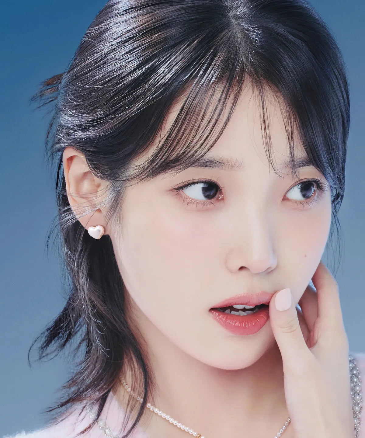 🆕新品上架【梨花娘】💖IU 同款|韓國輕奢 J.ESTINA.Mariel 復古珍珠心形耳環