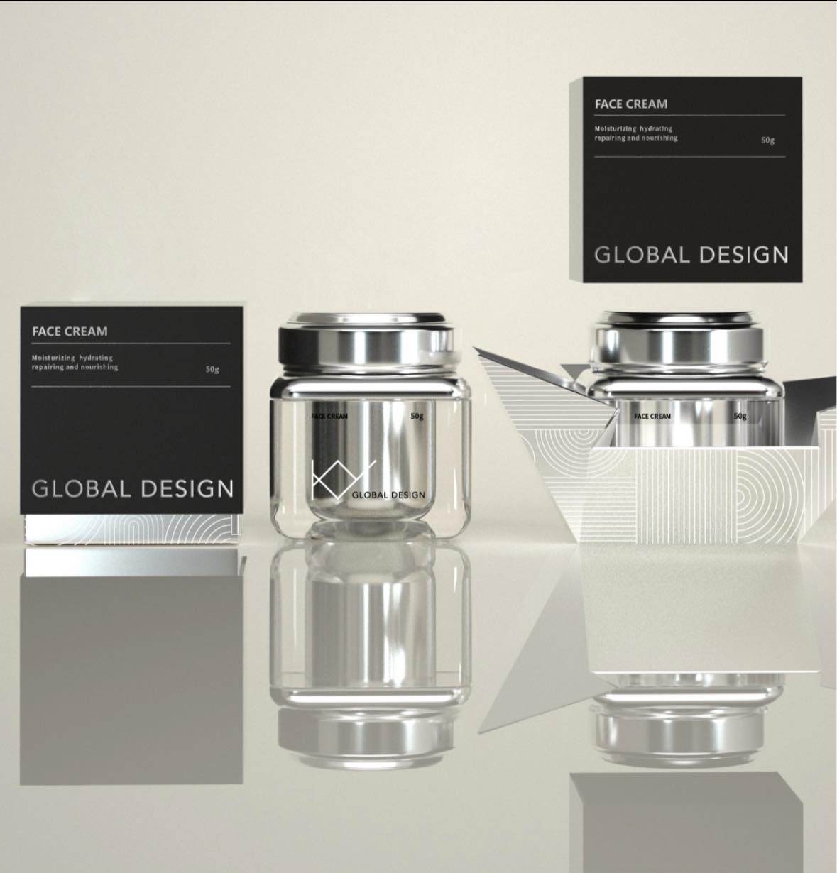 GD Studio Special! Korean KY Ceramic Skin High Moisturizing Cream (Small Bottle) 5g 2 bottles set for $499