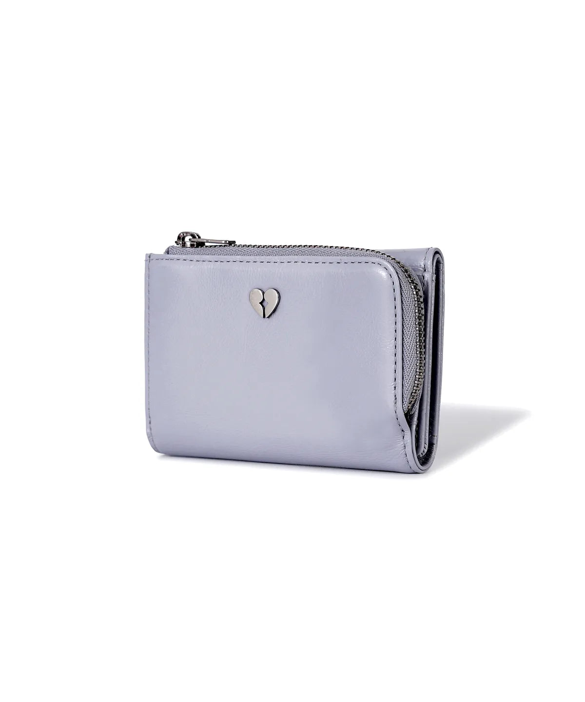 💖韓國暢銷品牌FENNEC🆕新品上架 愛心logo真皮拉鍊D型環耐用三層皮夾(2色)